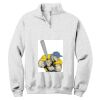 NuBlend ® 1/4 Zip Cadet Collar Sweatshirt Thumbnail