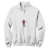 NuBlend ® 1/4 Zip Cadet Collar Sweatshirt Thumbnail