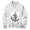 NuBlend ® 1/4 Zip Cadet Collar Sweatshirt Thumbnail