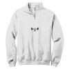 NuBlend ® 1/4 Zip Cadet Collar Sweatshirt Thumbnail