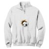 NuBlend ® 1/4 Zip Cadet Collar Sweatshirt Thumbnail