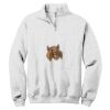 NuBlend ® 1/4 Zip Cadet Collar Sweatshirt Thumbnail