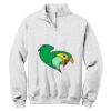 NuBlend ® 1/4 Zip Cadet Collar Sweatshirt Thumbnail