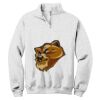 NuBlend ® 1/4 Zip Cadet Collar Sweatshirt Thumbnail
