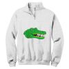 NuBlend ® 1/4 Zip Cadet Collar Sweatshirt Thumbnail