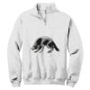 NuBlend ® 1/4 Zip Cadet Collar Sweatshirt Thumbnail