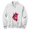 NuBlend ® 1/4 Zip Cadet Collar Sweatshirt Thumbnail