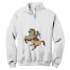 NuBlend ® 1/4 Zip Cadet Collar Sweatshirt Thumbnail