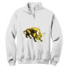 NuBlend ® 1/4 Zip Cadet Collar Sweatshirt Thumbnail