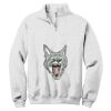 NuBlend ® 1/4 Zip Cadet Collar Sweatshirt Thumbnail