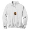 NuBlend ® 1/4 Zip Cadet Collar Sweatshirt Thumbnail
