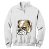 NuBlend ® 1/4 Zip Cadet Collar Sweatshirt Thumbnail