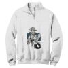 NuBlend ® 1/4 Zip Cadet Collar Sweatshirt Thumbnail