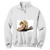 NuBlend ® 1/4 Zip Cadet Collar Sweatshirt Thumbnail
