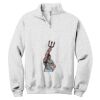NuBlend ® 1/4 Zip Cadet Collar Sweatshirt Thumbnail