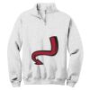NuBlend ® 1/4 Zip Cadet Collar Sweatshirt Thumbnail