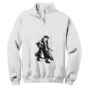 NuBlend ® 1/4 Zip Cadet Collar Sweatshirt Thumbnail