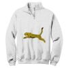 NuBlend ® 1/4 Zip Cadet Collar Sweatshirt Thumbnail