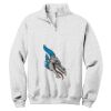 NuBlend ® 1/4 Zip Cadet Collar Sweatshirt Thumbnail