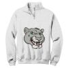 NuBlend ® 1/4 Zip Cadet Collar Sweatshirt Thumbnail