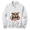 NuBlend ® 1/4 Zip Cadet Collar Sweatshirt Thumbnail