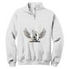 NuBlend ® 1/4 Zip Cadet Collar Sweatshirt Thumbnail