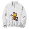 NuBlend ® 1/4 Zip Cadet Collar Sweatshirt Thumbnail