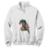 NuBlend ® 1/4 Zip Cadet Collar Sweatshirt Thumbnail