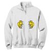 NuBlend ® 1/4 Zip Cadet Collar Sweatshirt Thumbnail