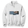 NuBlend ® 1/4 Zip Cadet Collar Sweatshirt Thumbnail