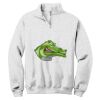 NuBlend ® 1/4 Zip Cadet Collar Sweatshirt Thumbnail