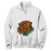NuBlend ® 1/4 Zip Cadet Collar Sweatshirt Thumbnail