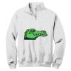 NuBlend ® 1/4 Zip Cadet Collar Sweatshirt Thumbnail