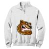 NuBlend ® 1/4 Zip Cadet Collar Sweatshirt Thumbnail