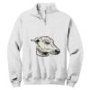 NuBlend ® 1/4 Zip Cadet Collar Sweatshirt Thumbnail