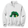 NuBlend ® 1/4 Zip Cadet Collar Sweatshirt Thumbnail