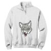 NuBlend ® 1/4 Zip Cadet Collar Sweatshirt Thumbnail