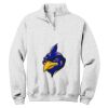 NuBlend ® 1/4 Zip Cadet Collar Sweatshirt Thumbnail