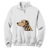 NuBlend ® 1/4 Zip Cadet Collar Sweatshirt Thumbnail