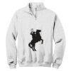 NuBlend ® 1/4 Zip Cadet Collar Sweatshirt Thumbnail