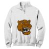 NuBlend ® 1/4 Zip Cadet Collar Sweatshirt Thumbnail