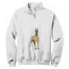 NuBlend ® 1/4 Zip Cadet Collar Sweatshirt Thumbnail