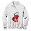 NuBlend ® 1/4 Zip Cadet Collar Sweatshirt Thumbnail