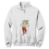NuBlend ® 1/4 Zip Cadet Collar Sweatshirt Thumbnail