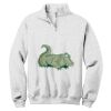 NuBlend ® 1/4 Zip Cadet Collar Sweatshirt Thumbnail