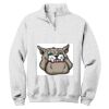 NuBlend ® 1/4 Zip Cadet Collar Sweatshirt Thumbnail
