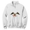 NuBlend ® 1/4 Zip Cadet Collar Sweatshirt Thumbnail