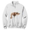 NuBlend ® 1/4 Zip Cadet Collar Sweatshirt Thumbnail