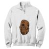 NuBlend ® 1/4 Zip Cadet Collar Sweatshirt Thumbnail