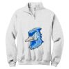NuBlend ® 1/4 Zip Cadet Collar Sweatshirt Thumbnail